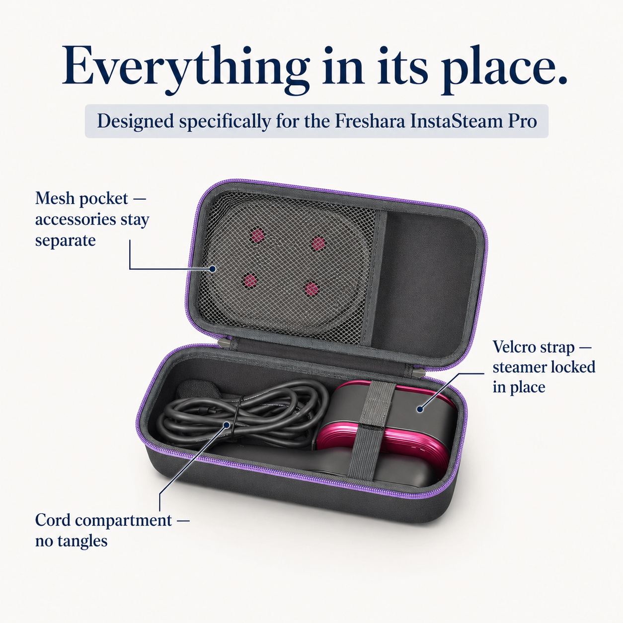 Freshara InstaSteam Travel Case